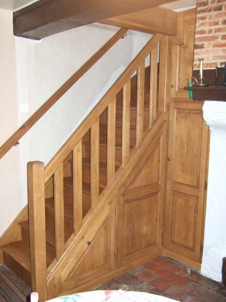 Escalier et portail bois Lisieux